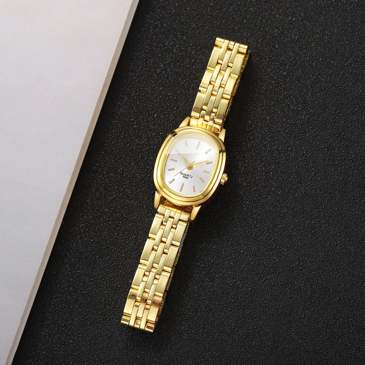 Elegant Oval Dial Women Wristwatch Fashion Ladies Quartz Watch Reloj Mujer Girls Clock Gift(Without Box)