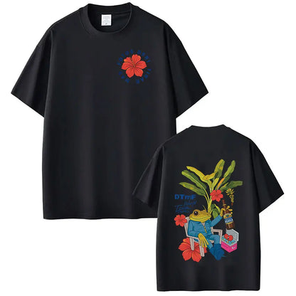 Rapper Bad Bunny T-shirt Debi Tirar Mas Fotos DTMF World Tour T Shirts Men's Women Fashion Vintage Hip Hop T-shirts Streetwear
