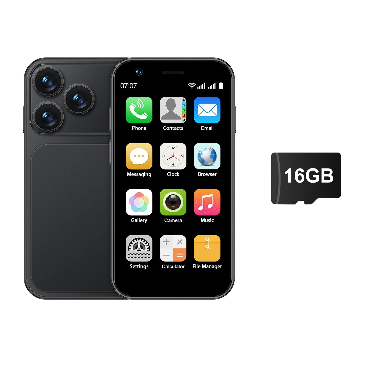SERVO 18SE MINI Small Android Smartphone 3G WCDMA Dual SIM Card 2GB+16GB Play Store Wi-Fi Face Unlock 3.0 inch Mini Smart Phones
