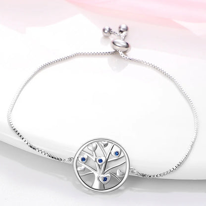 Bracelet Original 925 Silver Lucky Symbol Zircon Bracelet Luxury Jewelry For Woman Romantic Valentine's Day Jewelry Gifts