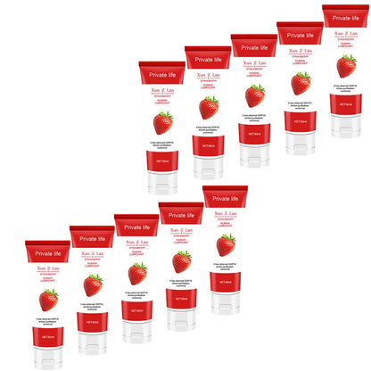Fruit Water-Soluble Lubricantion Water Based Gel Lubricats Sex intimate For Adults Men Women Gay body Sexy Strawberry Fragrance