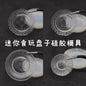 Miniature Food Play Mini Vintage Plate Fruit Plate Dinner Plate Doll House Mini Baking Baking Pan Organizer Jar Silicone Mold