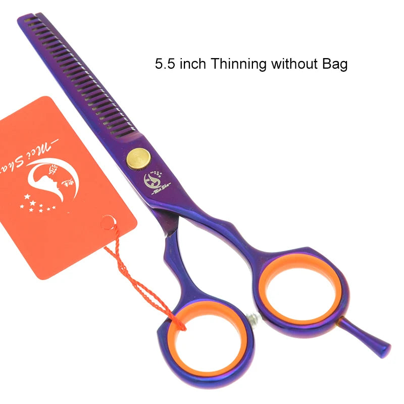 Meisha 5.5 inch Professional Hair Cutting Thinning Styling Tool Japan 440c Hairdressing Scissors Set Hair Salon Shears A0027A