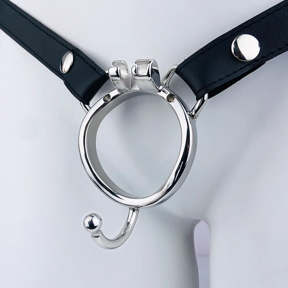 Stainless Steel Chastity Cage Device Penis Rings Bondage Belt Cock CB Lock BDSM Sex Toys for Man Gay Adult Products Accessories