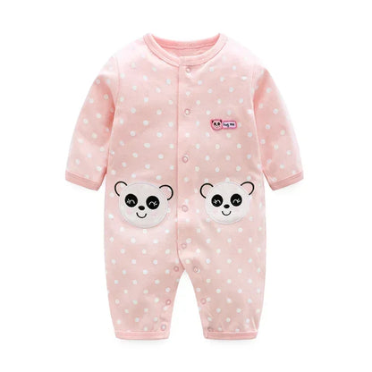 Spring Autumn Newborn Baby Boy Rompers Cotton Girls Clothes 0 to 12 Months Comfortable Babies Jumpsuits Clothing Onesies