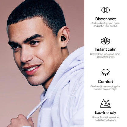 ZHUOHUA Earplugs-High Fidelity Hearing Protection for Musicians,DJ,Festivals,Nightlife–18dB&NRR 7 Noise Reduction Ear Plugs