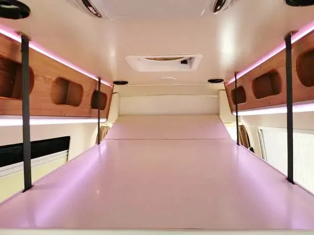 Caravan 12V/24V/220V Adjustable Bed Lift System Aluminum, RV Campervan Bed Lift, Motorhome Accessories, Customisable Dimensions