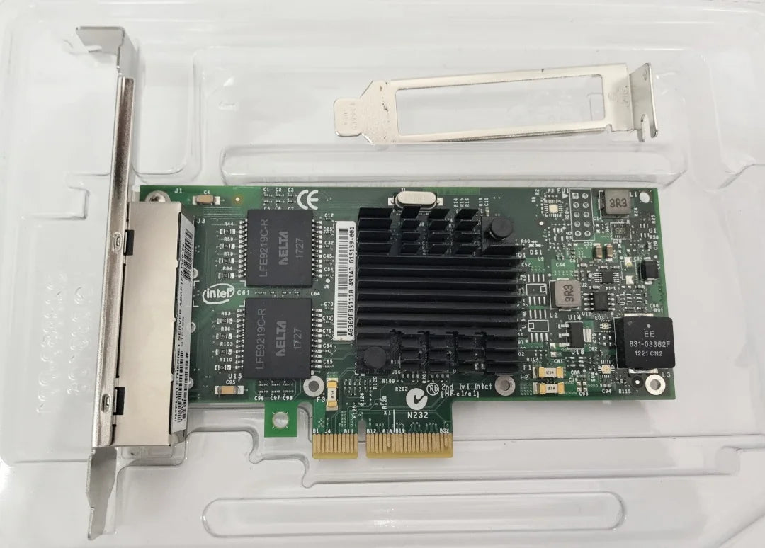 Genuine INTEL I350-T4 NC365T 4-Port Gigabit Ethernet PCI-Express Server Adapter Network Card