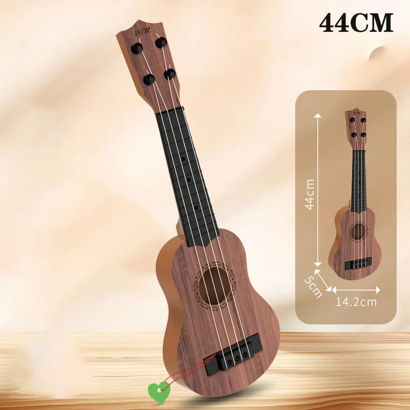Children Ukulele Musical Toys 4 Strings Small Guitar Montessori Education Instruments Music Toy Learning 3 To 6 Years Boys Gift