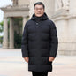 Canada Fashion Winter Jacket for Man Down Coat Parka Men's White Goose Down Jacket -30℃ Hooded Warm Thick Long Padding HXY305