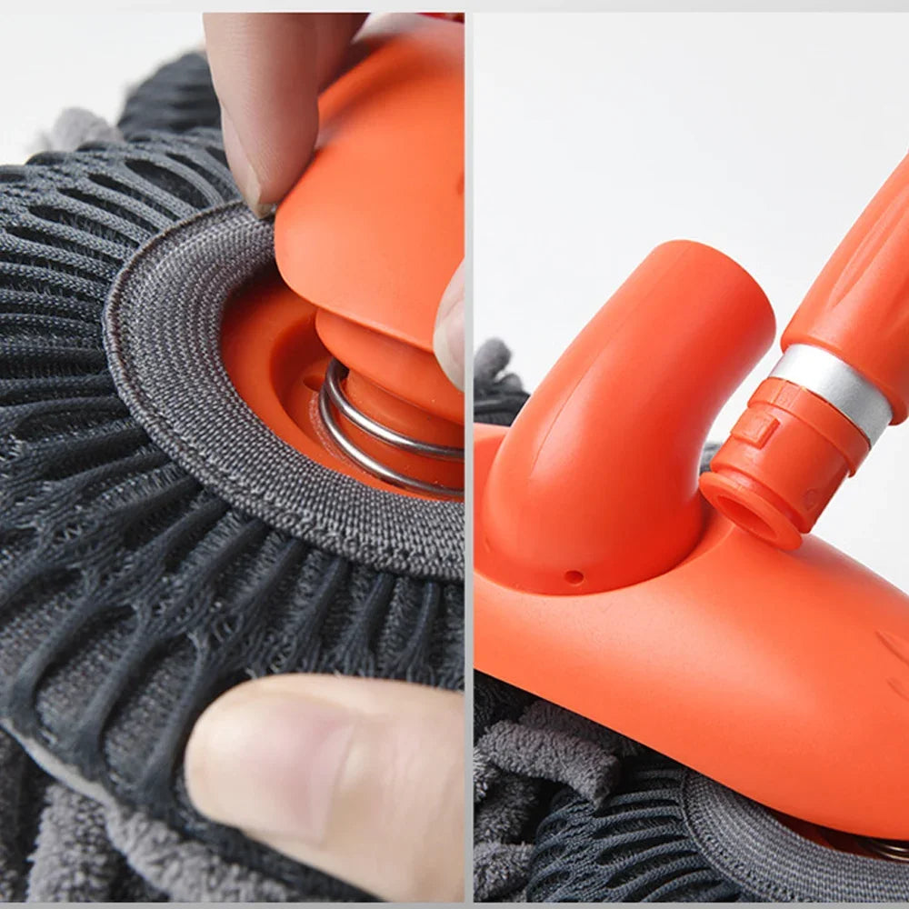 Car Mop Washer Foam Wash Chenille Brush Windscreen Roof Window Cleaning Maintenance Stretching Handle Set Auto Care Accessories
