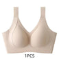 1/2PCS Women's Seamless Underwear, Thin Style, Large Breasts, Small Breasts, No Wires, Pull-up And Anti-sagging Large Size Bra