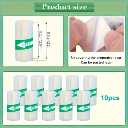 5/10/20 Rolls Mini Printer Thermal Paper with Core, White Adhesive Paper 57mm, Compatible with C9/X5/X6/X15 Mini Thermal Printer
