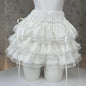Lolita Style Princess Vintage Cake Skirt  Sweet Kawaii Women Cute Lace Ruffles Party Mini Skirts Harajuku Y2k Faldas Mujer