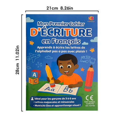 32 Pages French Alphabet Tracing & Writing Practice Book Uppercase & Lowercase French Letters Early Language Learning Workbook