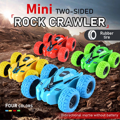 Fun Pull Back Car Double-Side Vehicle Inertia Safety and Fall Resistance Shatter-Proof Model for Kids Boys Children's Toys Car