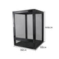 Reptile Terrarium Tall Landscape Ecological Tank Metal Mesh Door Breeding Cage Front Opening Reptile Rainforest Habitats