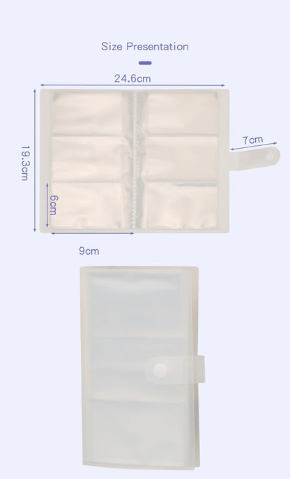 84/120/240 Slot Card Holder Photo Album Business Card Book Star Chasing Business Three Inch Transparent Card Bag