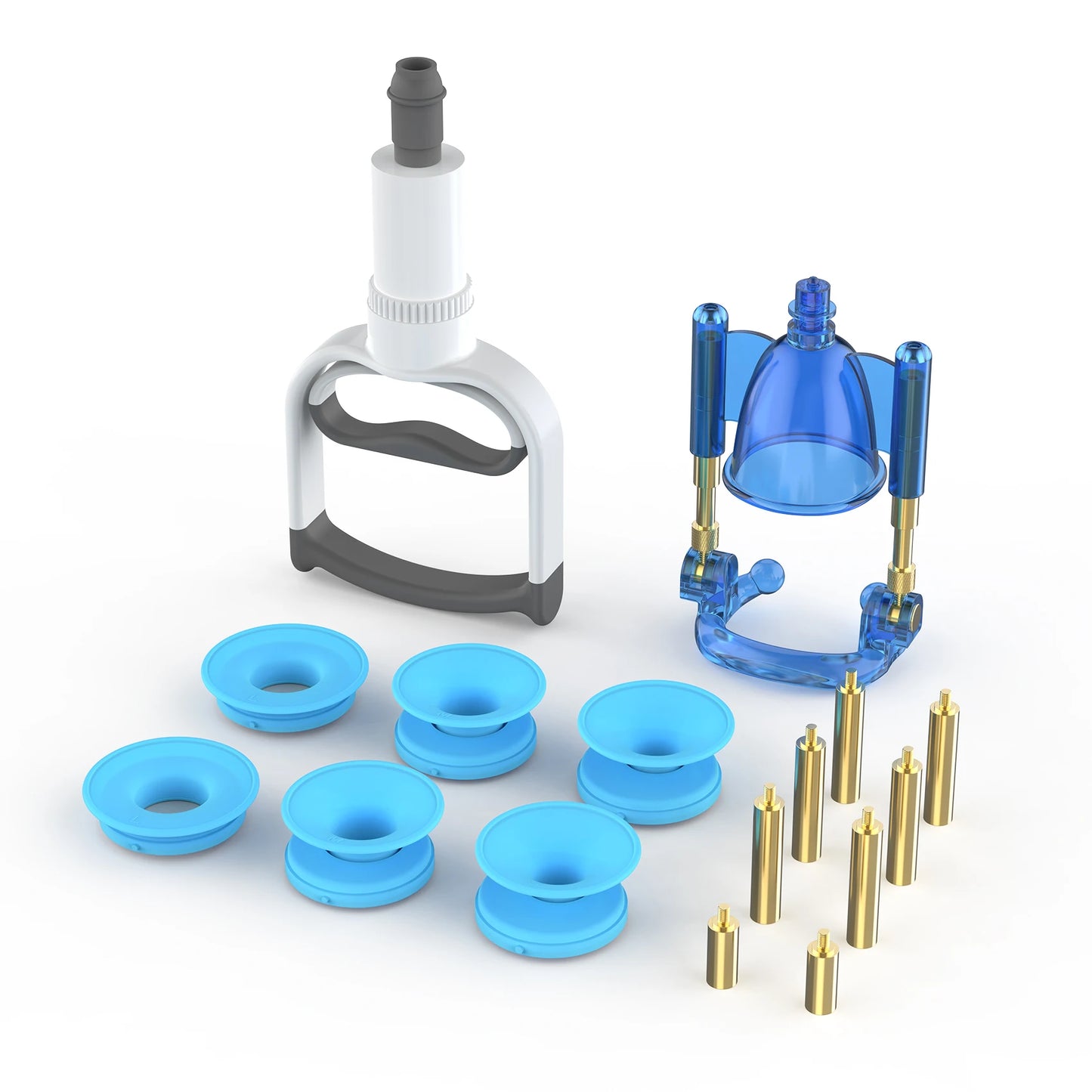 NewSizeDoctor V3.0 Male Penis Enlargement Training enhanced suction Vacuum Cup with Adjustable metal Holder and Soft Material