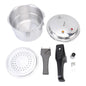 Pressure Canner Pressure Cooker 3L Explosion Proof Aluminum Stovetop Fast Cooking Canning Cooker Pot with Steam Rack for Kitchen