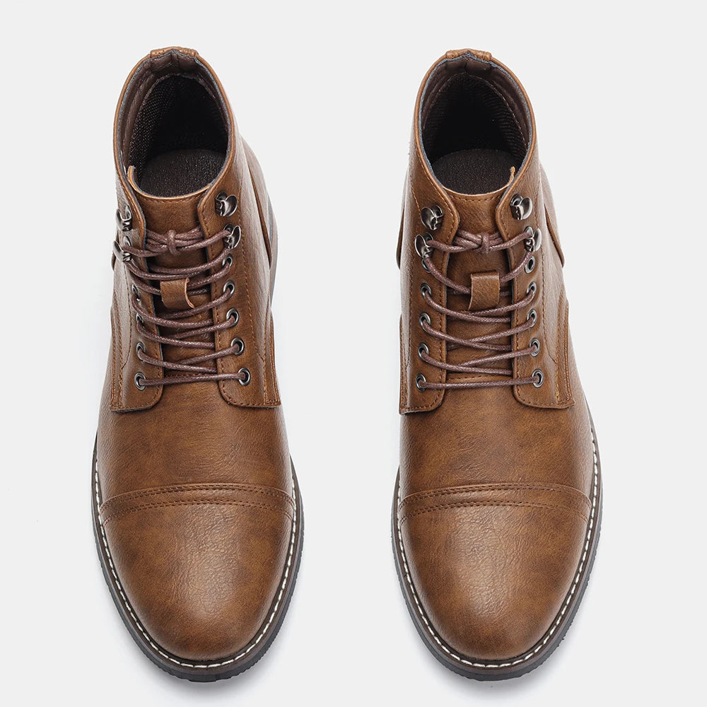 Men's Classical Leather Ankle Boots Comfortable Spring Fashion Men boots