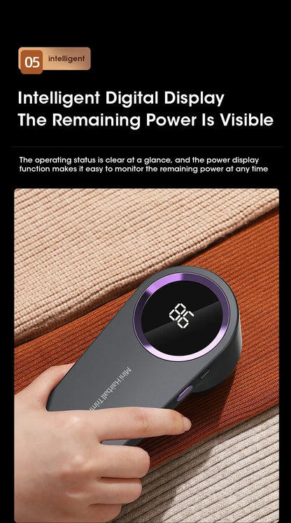 1PC Lint Remover for Clothing  Digital Electric Pellet Fluff Remover USB Rechargeable Fuzz Fabric Shaver Sweater Dropshipping
