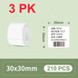 30/40mm Width Thermal Label Paper Roll White Self-adhesive Sticker Waterproof Barcode Food Price DIY Tag For Printer M220 P50