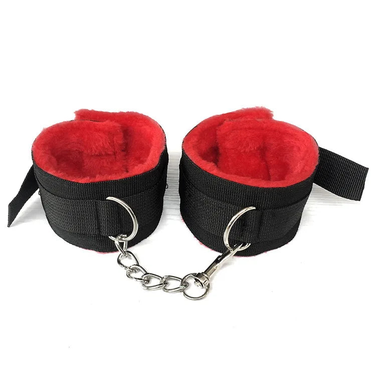 Adjustable Leather BDSM Bondage Set Body Harness Handcuffs Straps Erotic Intimate Party Game Adult Toys for Couples