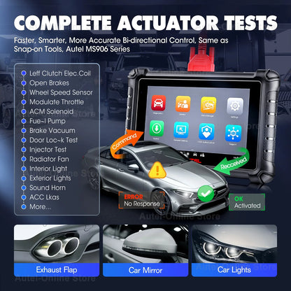 Autel MaxiCheck MX900 Automotivo Diagnostic Tool MK900 CAN FD/DoIP Bi-directional OBD2 Scanner Tools Upgraded of MX808S MK808S