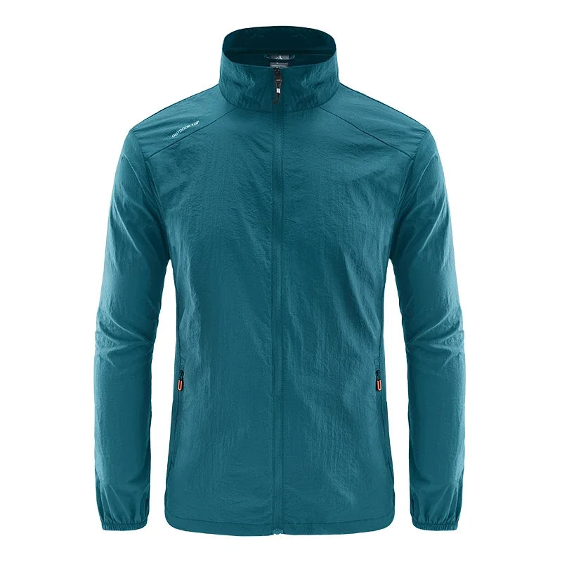 Summer Jackets Men Windbreaker Coats Male Sunscreen Clothing Traveling Camping Jacket Ultrathin Cycling Fishing Tops Hiking Wear