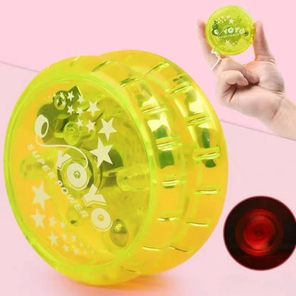 New Magic Night Light Yoyo Ball High Speed Bearing Special Support Metal Boy and Girl Yoyo Gift Night Light LED Light