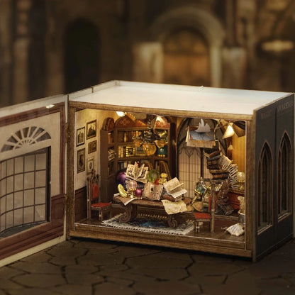 Mini Doll House DIY Small House 3D Puzzle Assembly Building Model Toys Home Bedroom Decoration With Furniture LED Lights Gifts