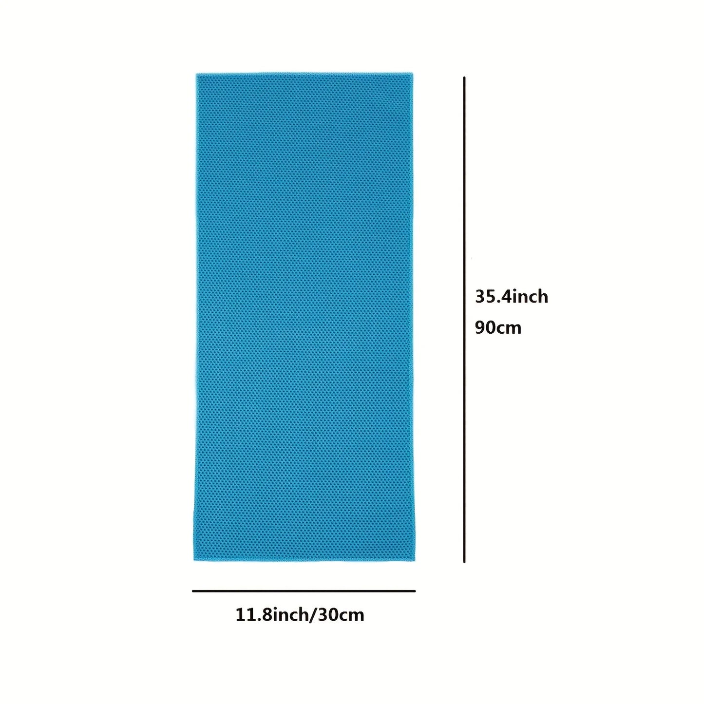 4 Pack Cooling Towels, Soft Breathable Ice Cool Towel for Sports & Outdoor Activities, Quick Dry Sweat Absorbing Cooling