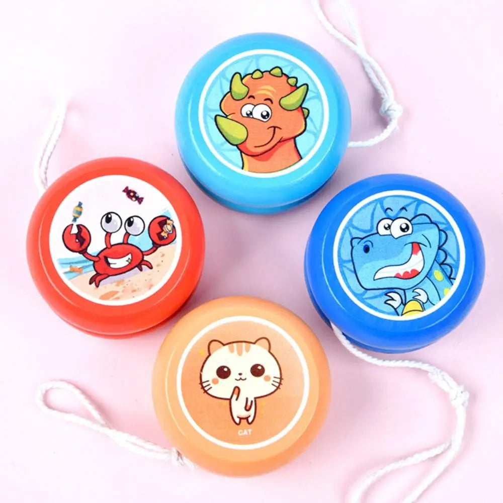 High Quality Primary Wooden Yoyo Animal Creative Yoyo Toys Interest Concentration Children's Toys