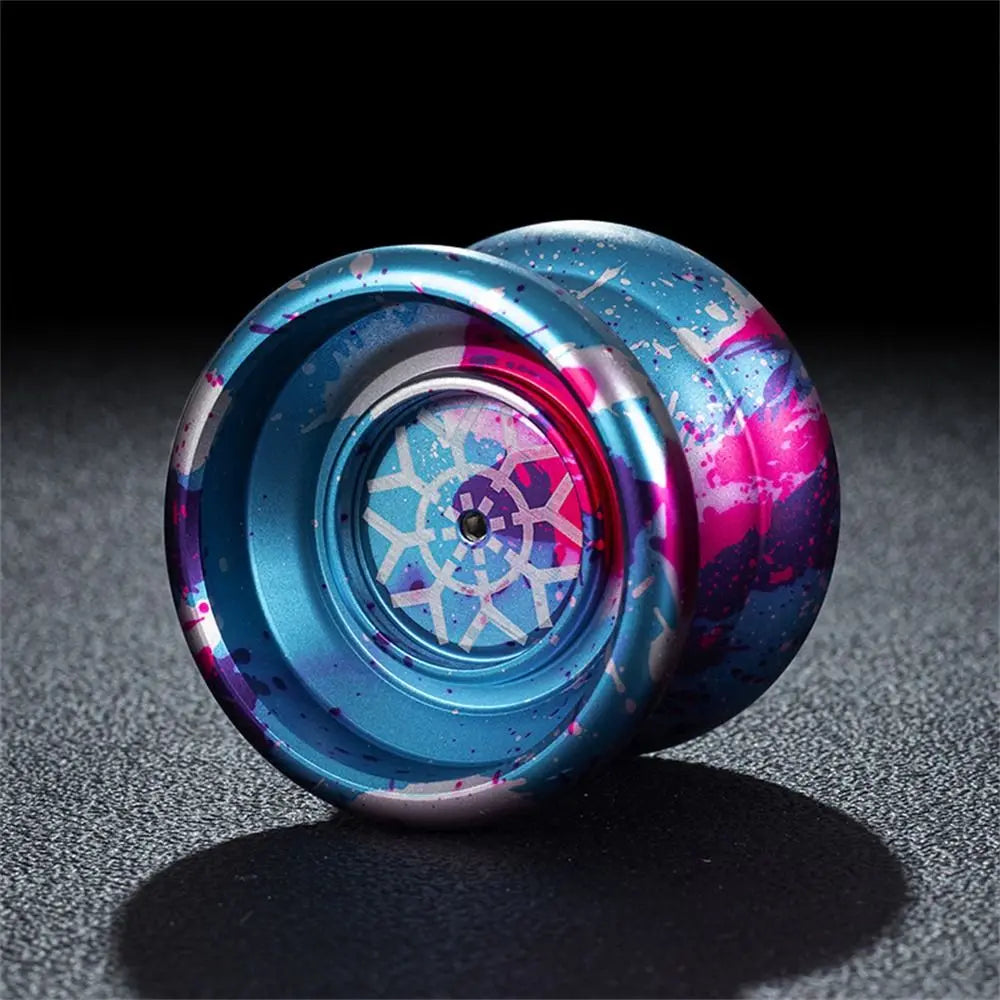 Fashion 10 Ball Bearing Metal Yoyo High Speed Unresponsive Yo Yo Toys Professional Alloy Aluminum Yoyo Ball 1A/3/5A
