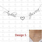 Personalized Two Name Necklaces With Heart Stainless Steel Custom Letter Couple Necklace Choker  Stainless Steel Wedding Gift