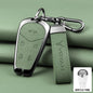 Car Interior Accessories Zinc Alloy Leather Key Case Cover Holder Chain For Voyah Free I-Land Dreamer PHEV Luxury Protective