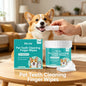 Pet Teeth Cleaning Finger Wipes Remove Dental Plaque Relieve Gum Discomfort Lasting Fresh Breath Easy-to-Use Pet Oral Care Wipes