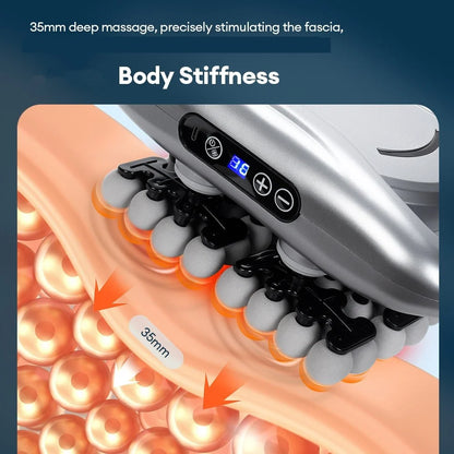 48-Heads Fascia Gun High-Frequency Vibration Body Massage Gun Back and Waist Massager Neck Shoulder Massager Muscle masajeador