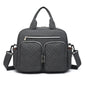 KONO Baby Diaper Bag, stylish and versatile for moms and dads, travel bag with insulated pockets for bottles and snacks