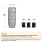 Universal Car Manual Transmission Aluminum Knurled Gear Shift Knob 95mm Non-Slip Gear Lever Knob M8 M10 M12 Universal