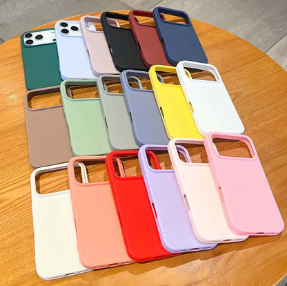 Luxury Matte Candy Color Silicone TPU Soft Phone Case for IPhone 17 Air 16 15 14 13 Pro Max 16E Back Cover Colorful Shell Caque