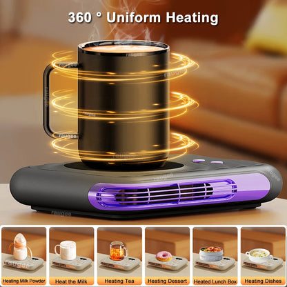 Mug Warmer Electric Cup Warmer Fastest Heating Cup heater with Temperature Display for Coffee Milk Tea Fan Warmer In Winter