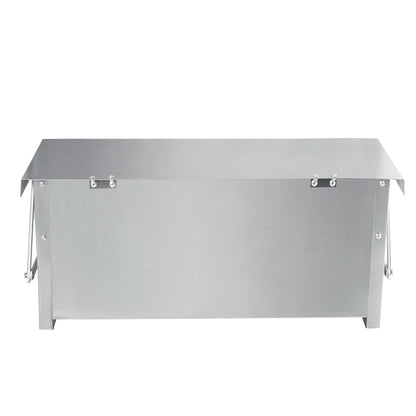 10kg Pedal‑Operated Automatic Chicken Feeder Galvanized Steel Rain‑Resistant Poultry Feeder Prevent Rodents Wild Birds Stealing Feed For Backyard Farm