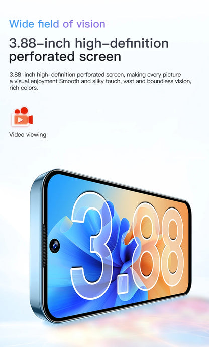 SOYES XS19 3G Mini Smartphone Android 10.0 Dual SIM Standby 3.88 Inch HD Mobile Phone 2GB+16GB 2000mAh Small Cell Phones Face ID