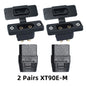Amass XT90E-M Battery Connector XT90E Male Plug Gold-Plated Connector with PVC Protective Sleeve Dust Cap for RC Aircraft Drone