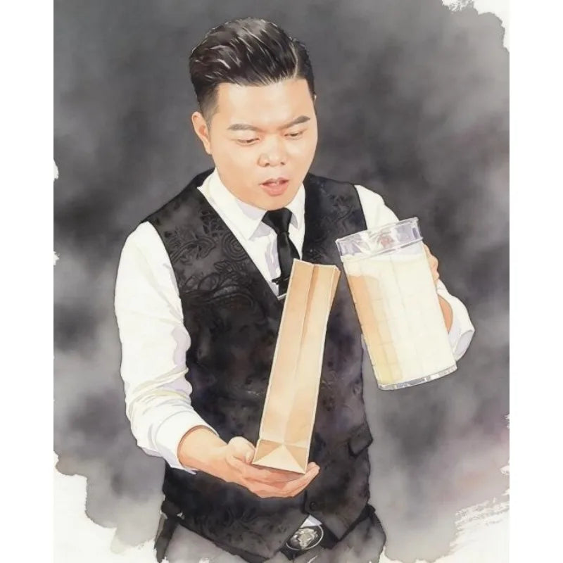 Professional Milk Pitcher Magic Tricks Milk Disappear Cup Glass Illusion Water Stage Magic Props Gimmick Magician Toys Comedy