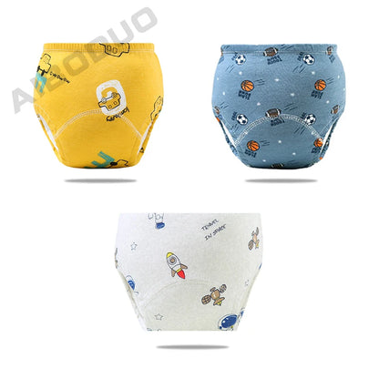 Reusable Elinfant Ecological Baby Diaper Training Pants Waterproof Washable Cotton Cleanliness Learning Panties Breathable Cloth