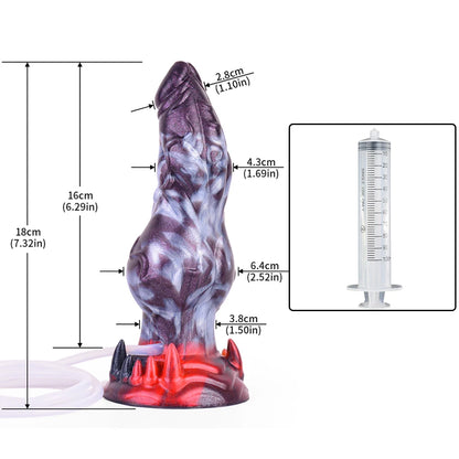 NNSX Horse Squirting Anal Plug Dildo Ejaculation Penis with Strong Sucker G-spot Stimulation Silicone Erotic Sex Toys For Woman