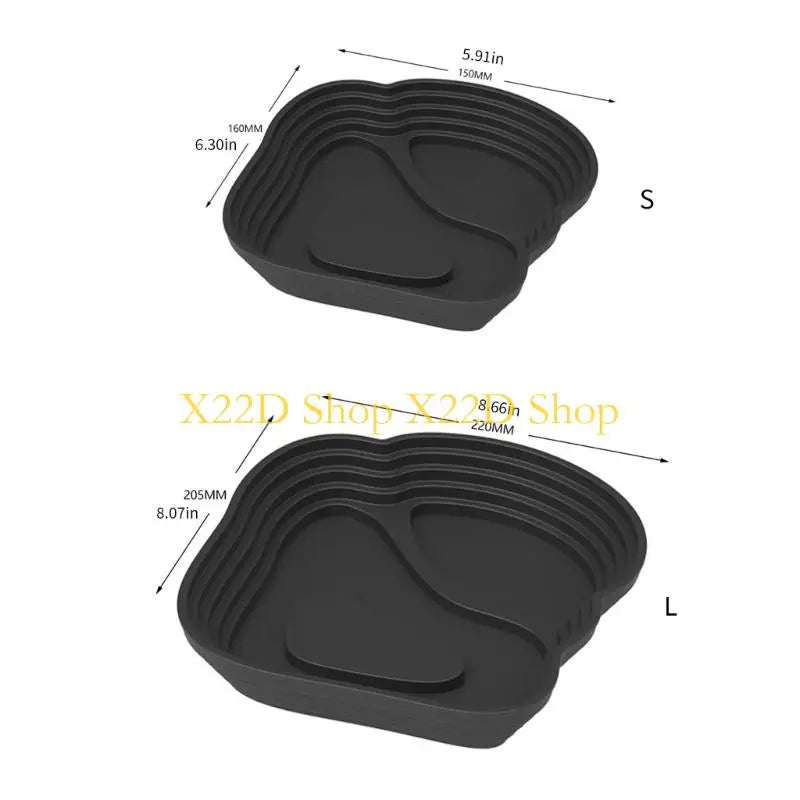 X22D Natural Reptiles Bathing Bowl Plastic Multiple Step Design Soaking Pool with Ramps For Turtles Feeding Habitat